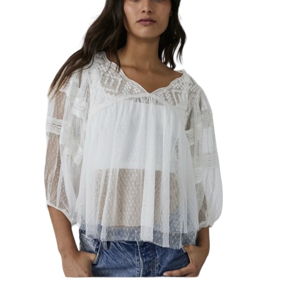 Free People Women’s True Candy Tunic in White - Picture 3 of 12